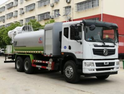 东风华神T5后双桥多功能抑尘车（100米雾炮车）